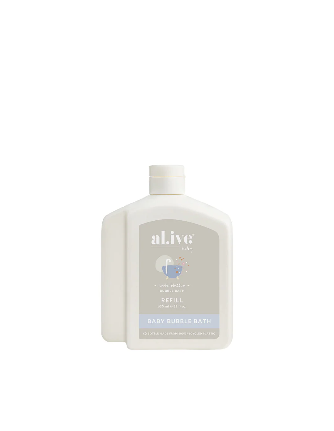 AL.IVE BODY - 650ML BUBBLE BATH REFILL | APPLE BLOSSOM