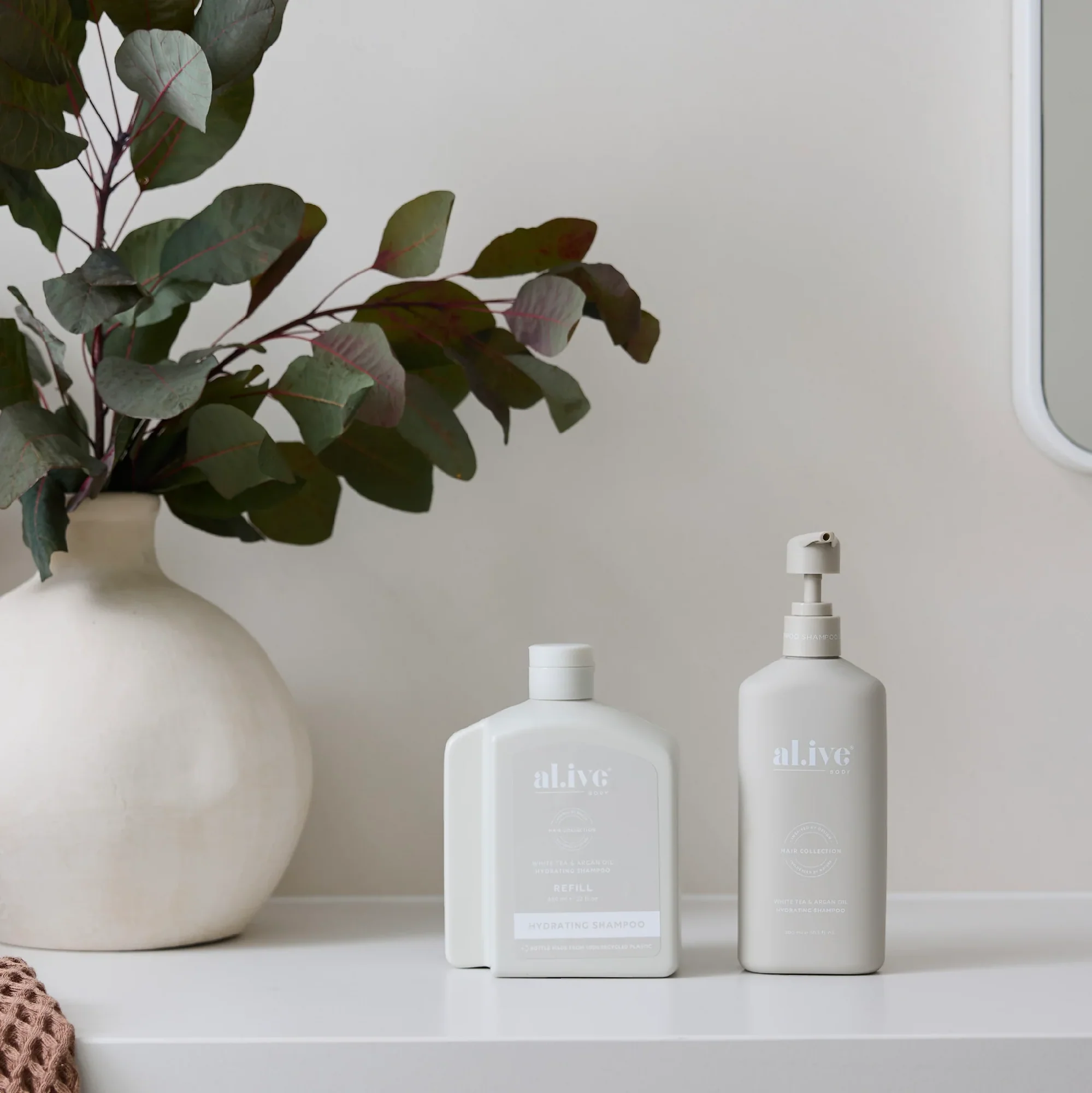 AL.IVE BODY - 650ML SHAMPOO REFILL | WHITE TEA & ARGAN OIL - Image 2