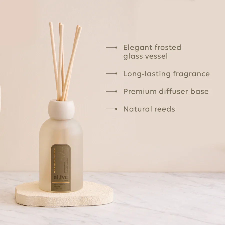 AL.IVE BODY - REED DIFFUSER | GREEN PEPPER & LOTUS - Image 6