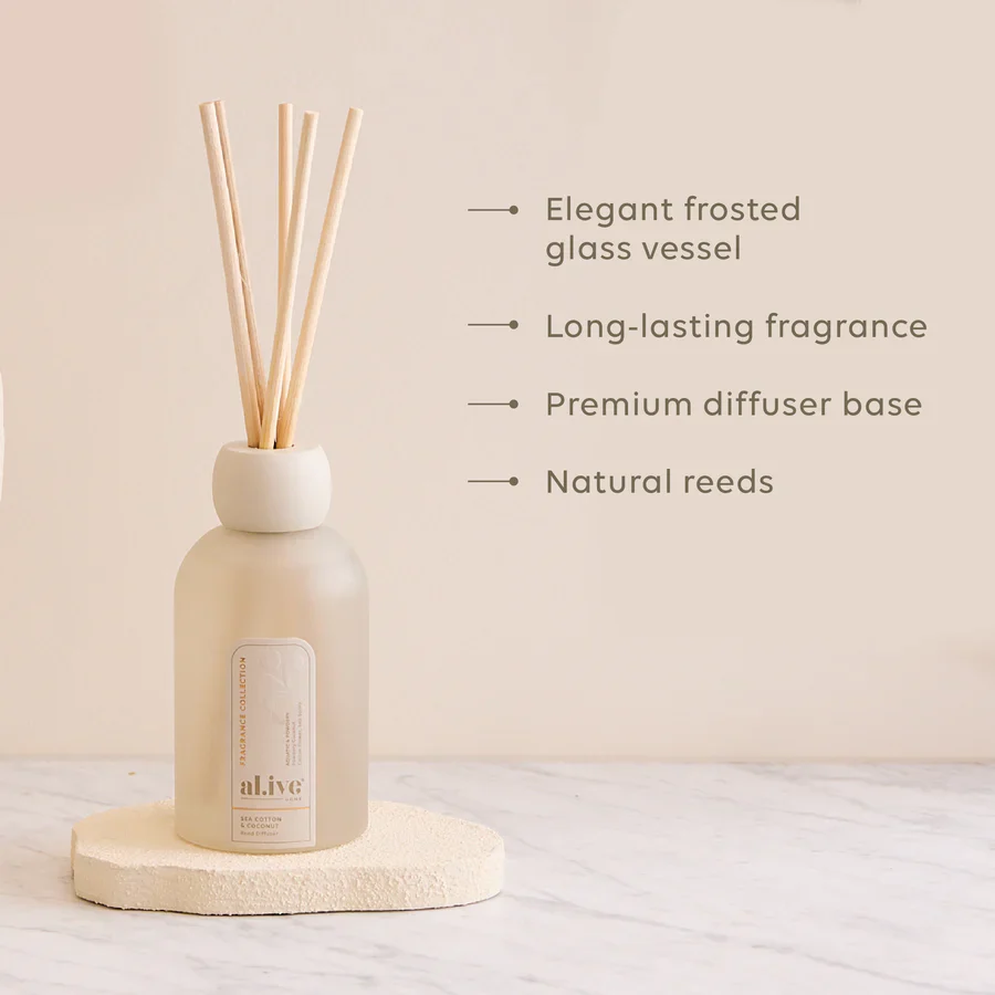 AL.IVE BODY - REED DIFFUSER | SEA COTTON & COCONUT - Image 6