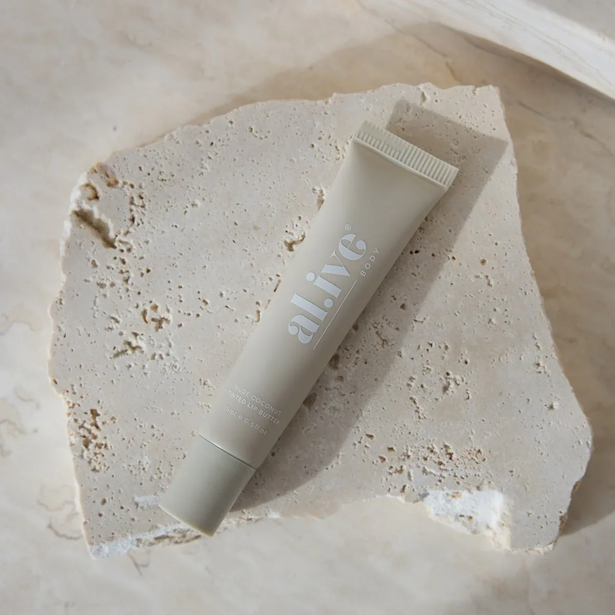 AL.IVE BODY - TINTED LIP BUTTER | NUDE COCONUT - Image 3