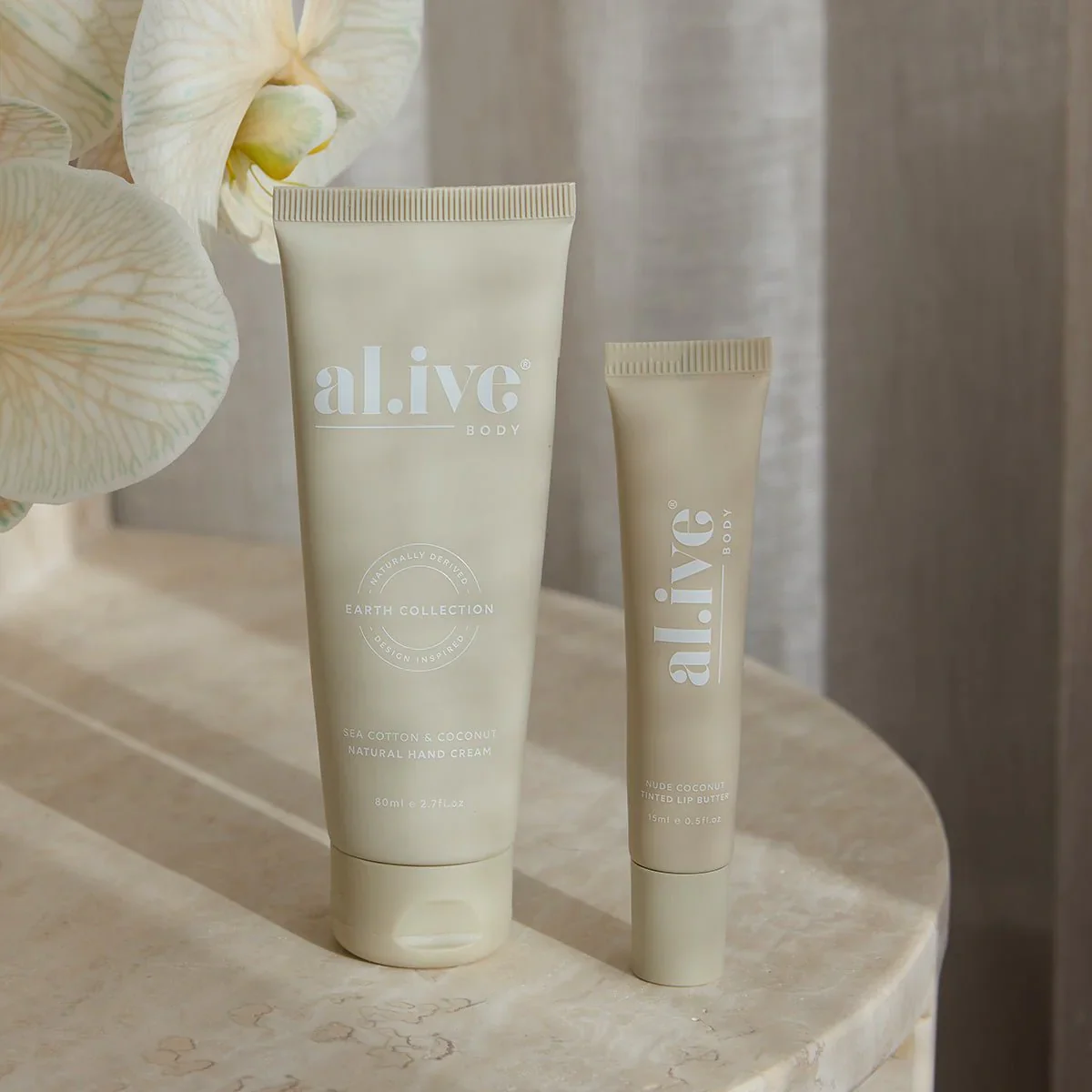 AL.IVE BODY - TINTED LIP BUTTER | NUDE COCONUT - Image 6
