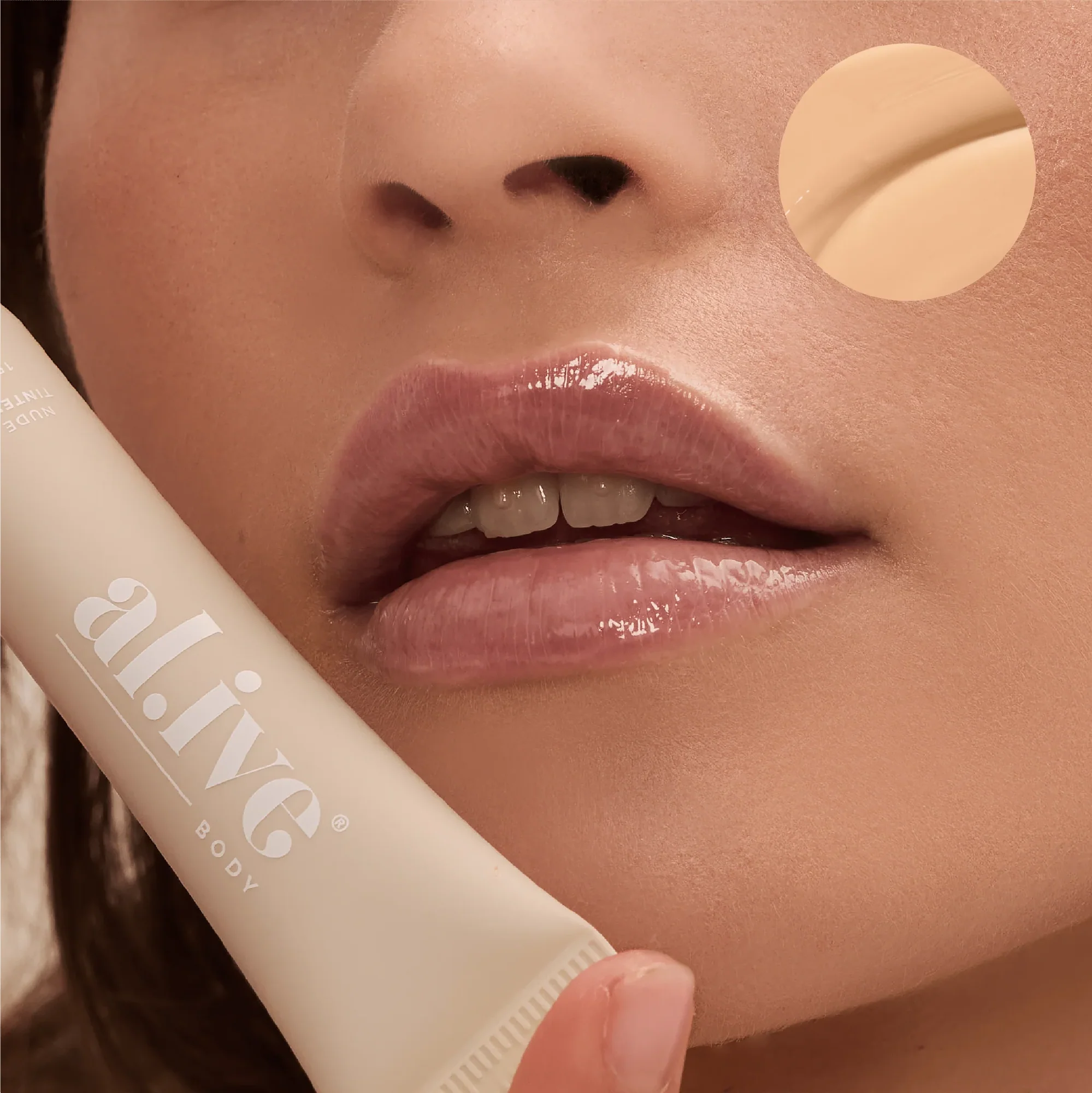 AL.IVE BODY - TINTED LIP BUTTER | NUDE COCONUT - Image 9