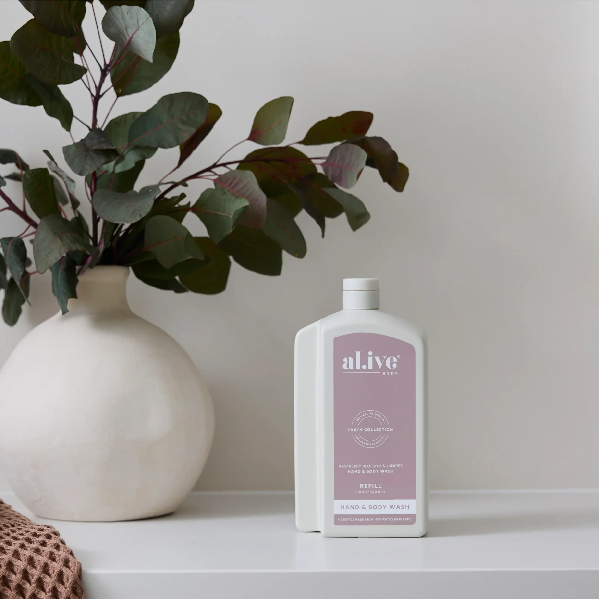 AL.IVE BODY - 1 LTR WASH REFILL | RASPBERRY BLOSSOM & JUNIPER - Image 6