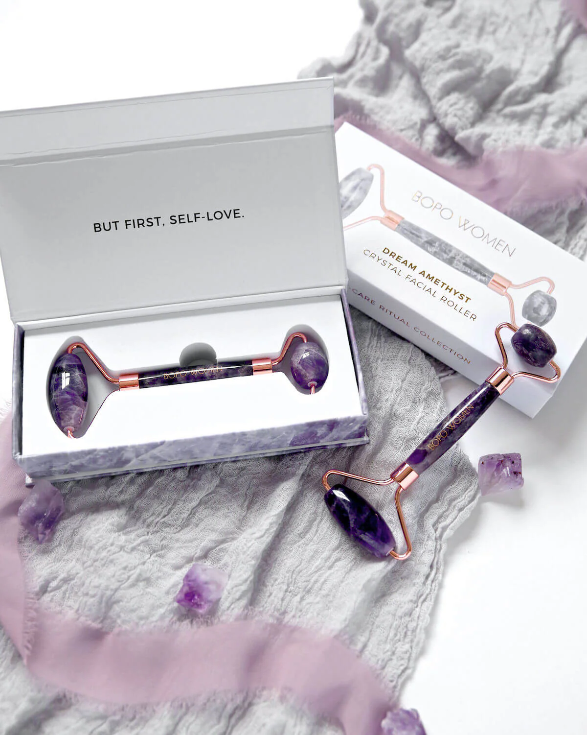 BOPO WOMEN - FACIAL ROLLER | AMETHYST - Image 3