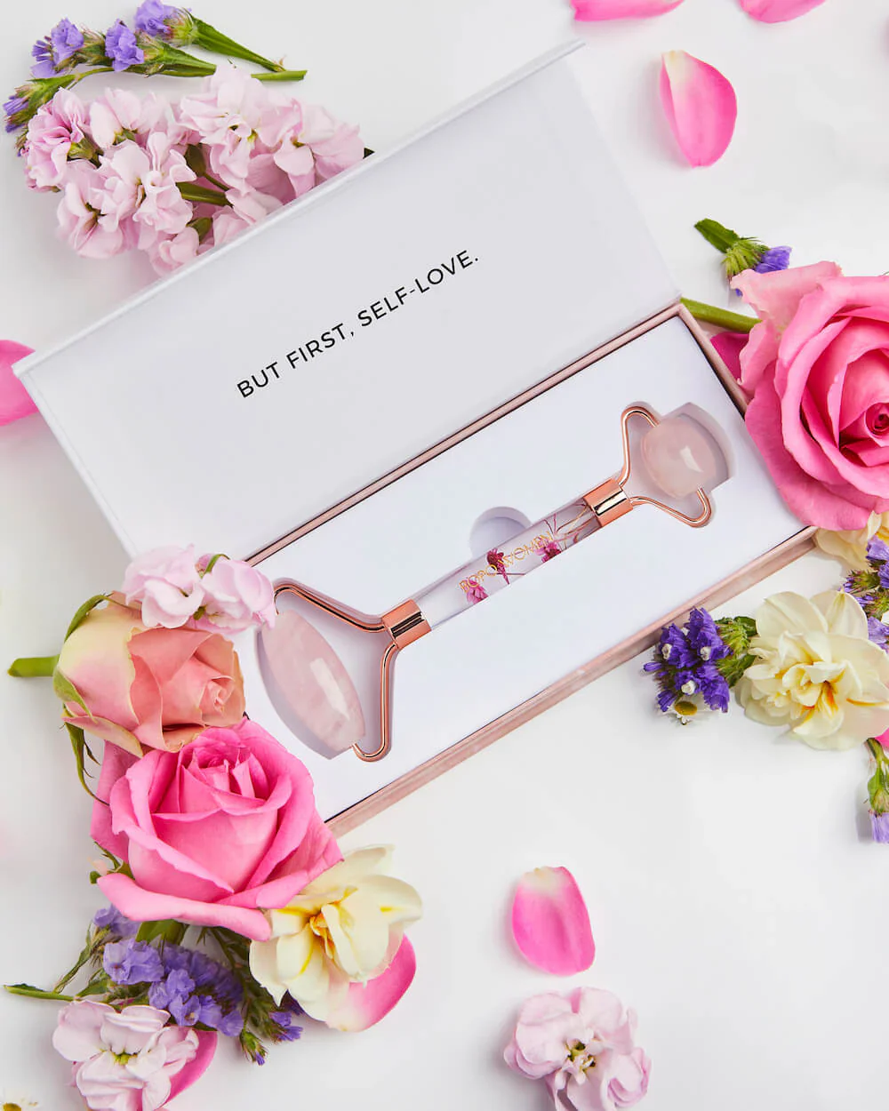 BOPO WOMEN - FACIAL ROLLER | FLORAL QUARTZ - Image 3