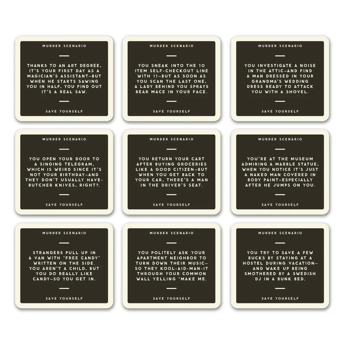 BRASS MONKEY - NOT TODAY MURDER SOCIAL GAME SET - Image 3