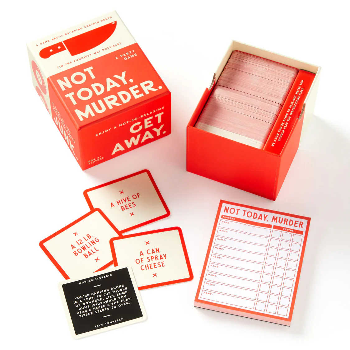 BRASS MONKEY - NOT TODAY MURDER SOCIAL GAME SET - Image 7