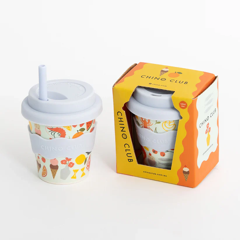 CHINO CLUB - BAMBOO BABY CHINO CUP | 4 OZ | AMALFI (INCL. STRAW) - Image 2