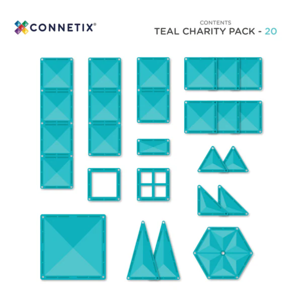 CONNETIX - CHARITY PACK TEAL 20 PC - Image 3