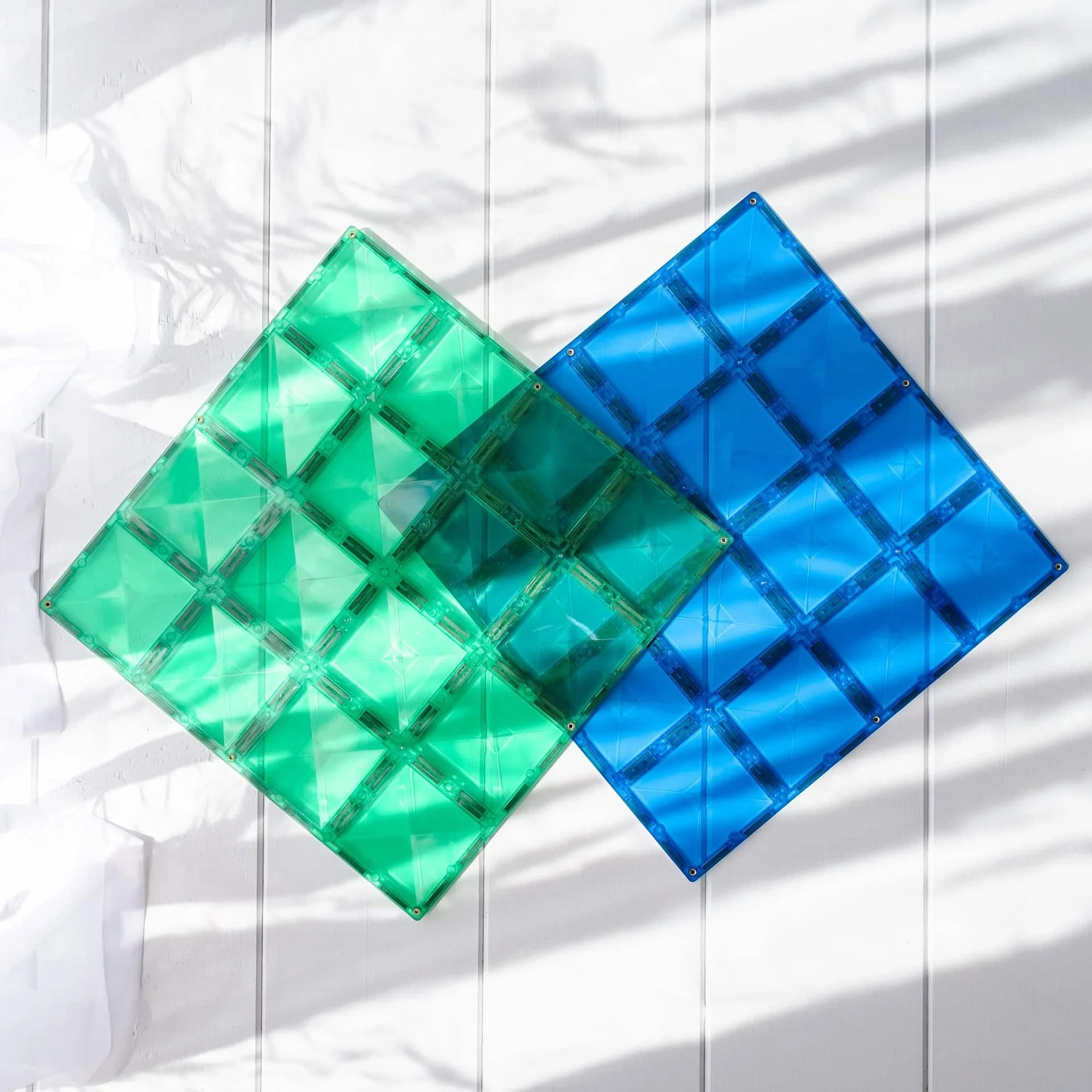 CONNETIX - RAINBOW BLUE & GREEN BASE PLATE 2 PC - Image 6