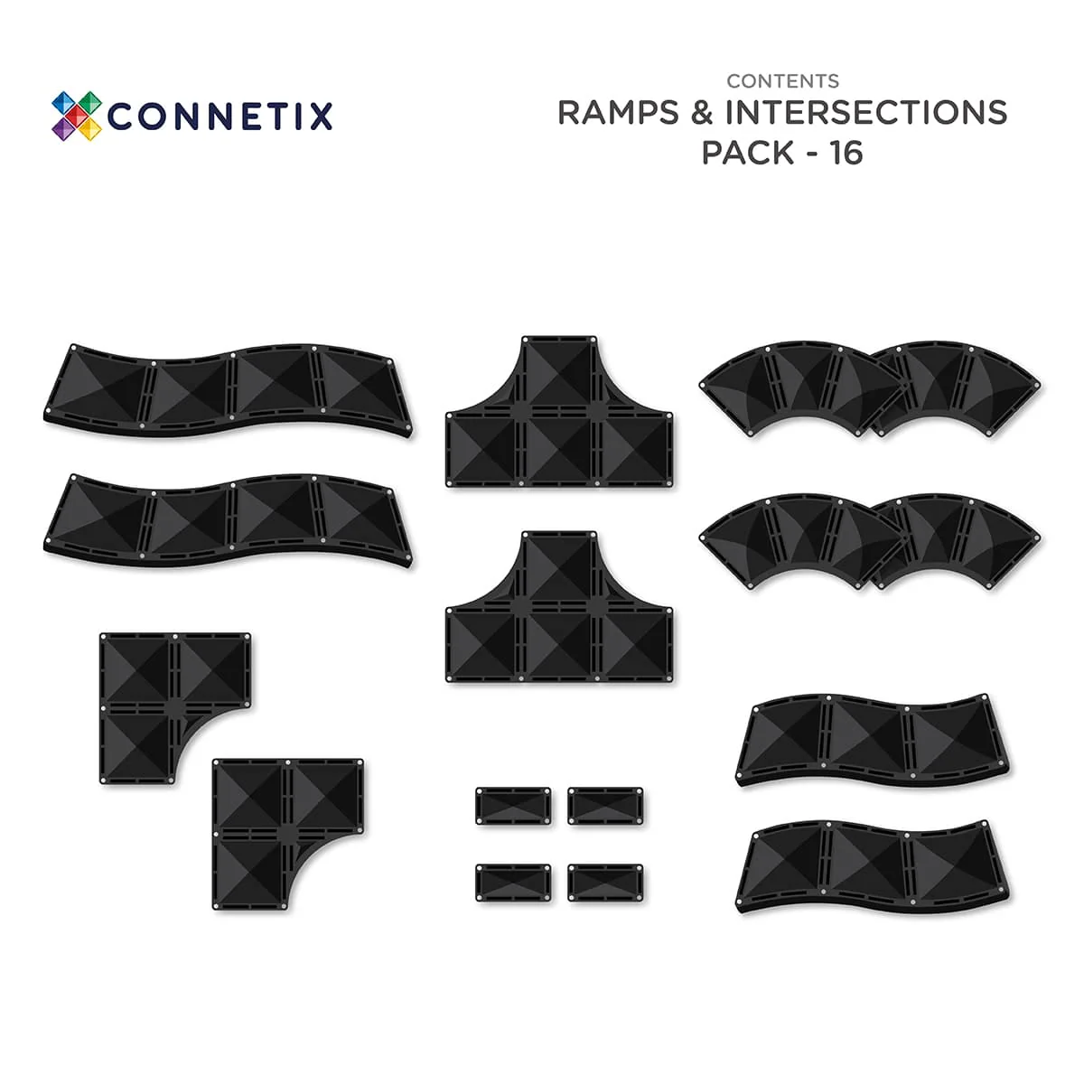 CONNETIX - RAMPS & INTERSECTIONS PACK | 16 PIECE - Image 3