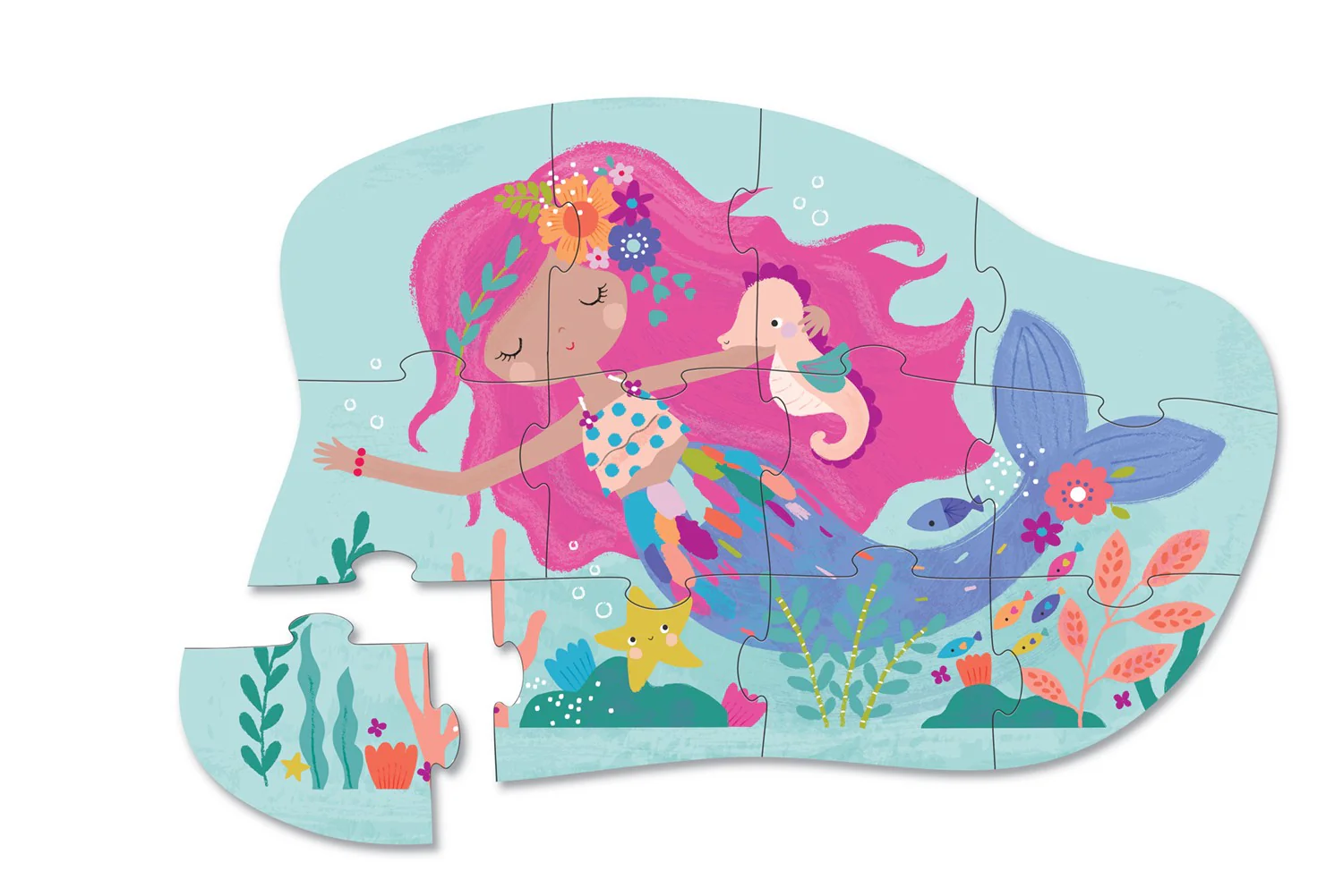 CROCODILE CREEK - MINI PUZZLE 12 PC | MERMAID DREAMS - Image 3
