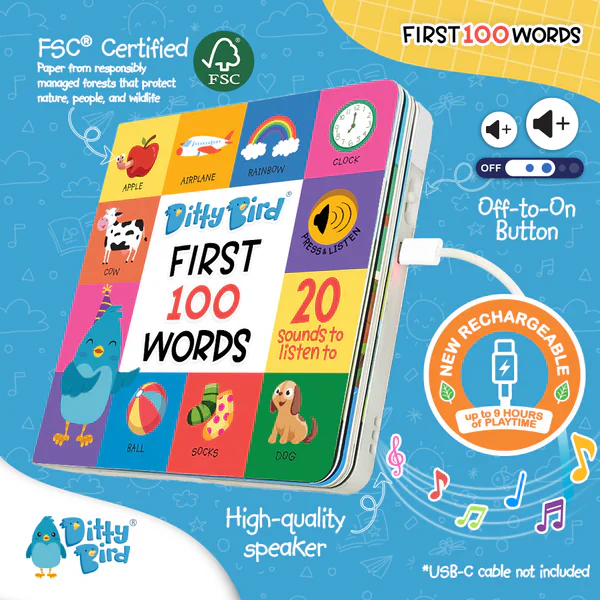 DITTY BIRD - FIRST 100 WORDS - Image 2