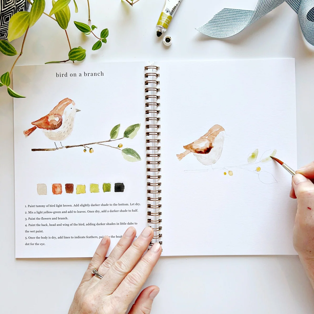 EMILY LEX STUDIO - WATERCOLOUR WORKBOOK | ANIMALS - Image 4