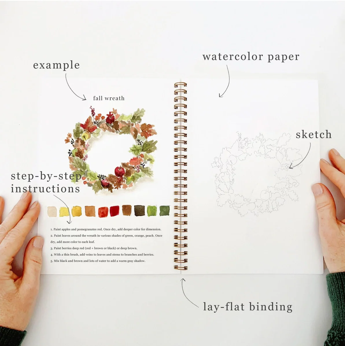 EMILY LEX STUDIO - WATERCOLOUR WORKBOOK | AUTUMN - Image 3