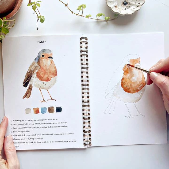 EMILY LEX STUDIO - WATERCOLOUR WORKBOOK | BIRDS - Image 2