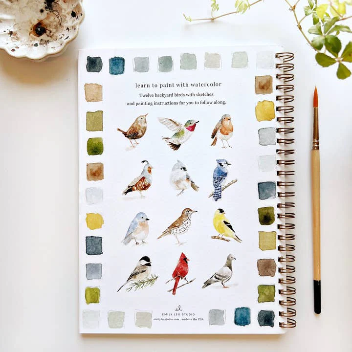 EMILY LEX STUDIO - WATERCOLOUR WORKBOOK | BIRDS - Image 4