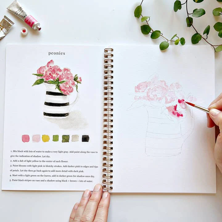 EMILY LEX STUDIO - WATERCOLOUR WORKBOOK | BOUQUETS - Image 4