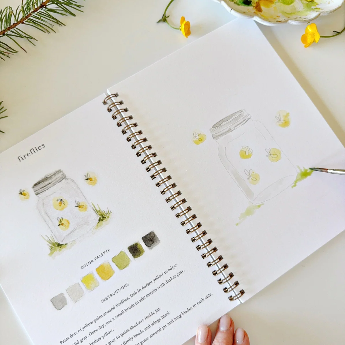EMILY LEX STUDIO - WATERCOLOUR WORKBOOK | CAMPING - Image 3