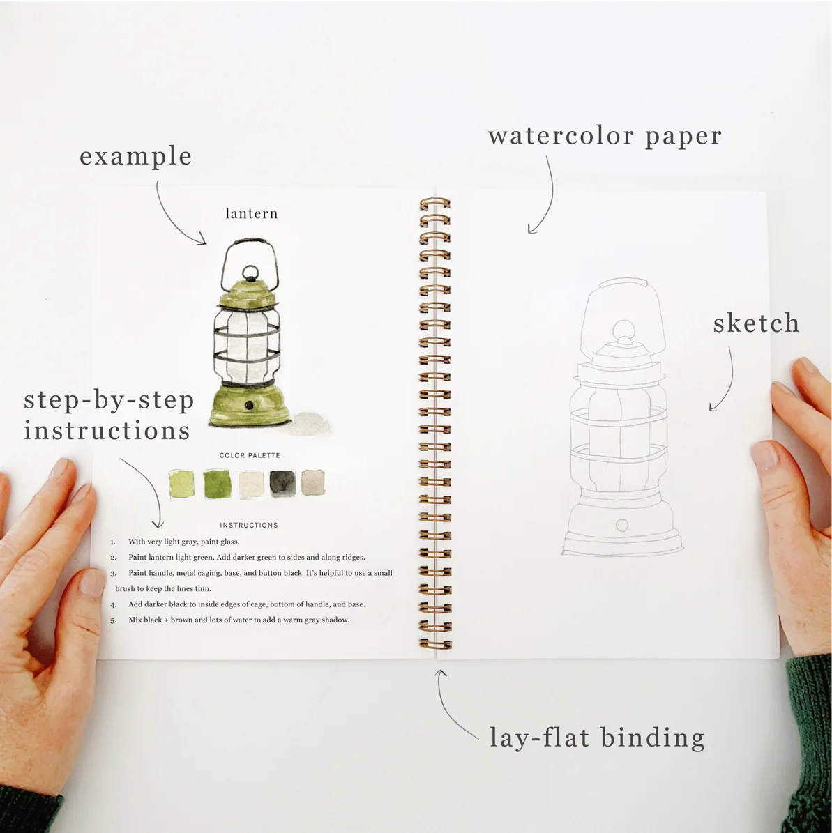 EMILY LEX STUDIO - WATERCOLOUR WORKBOOK | CAMPING - Image 5