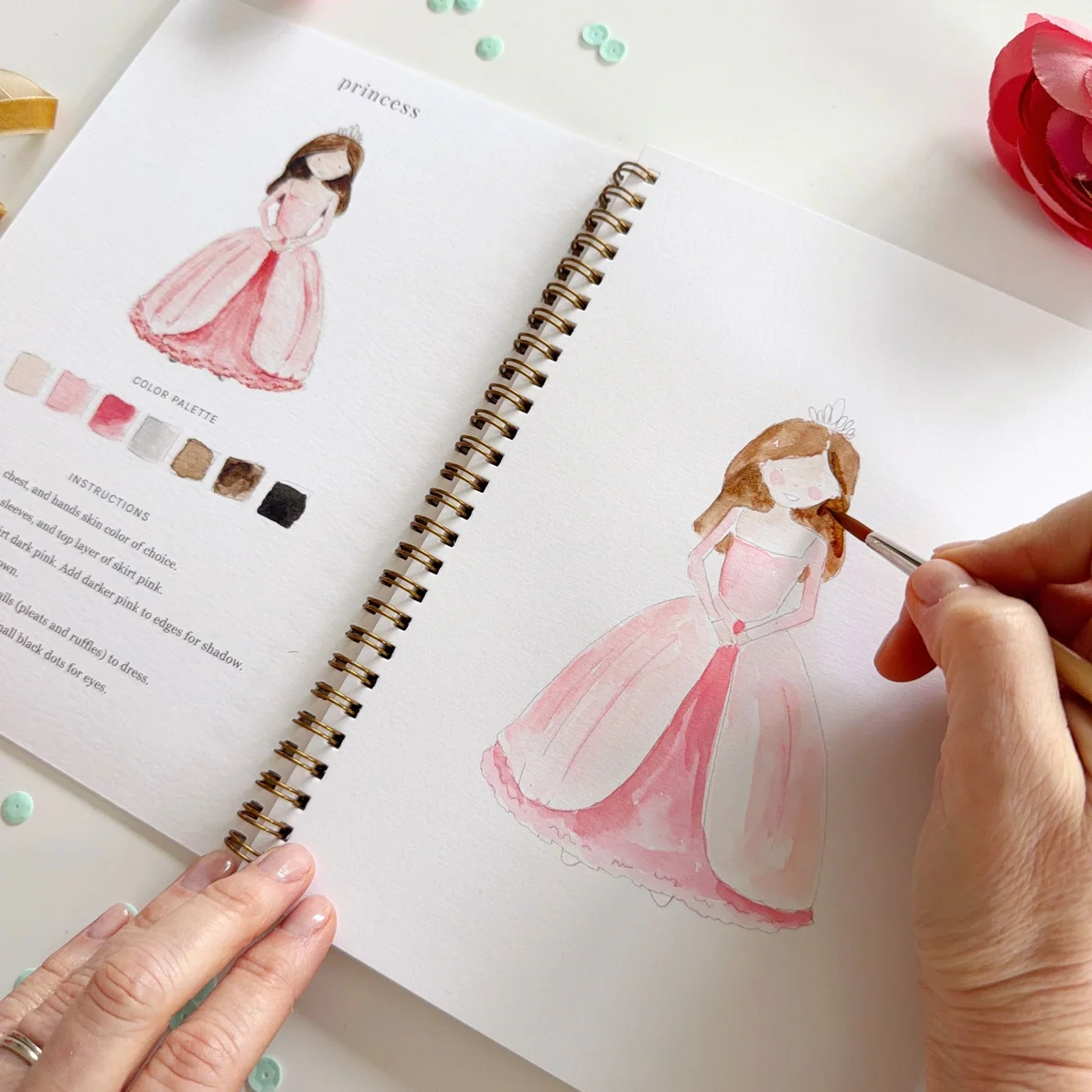 EMILY LEX STUDIO - WATERCOLOUR WORKBOOK | FAIRYTALE - Image 2