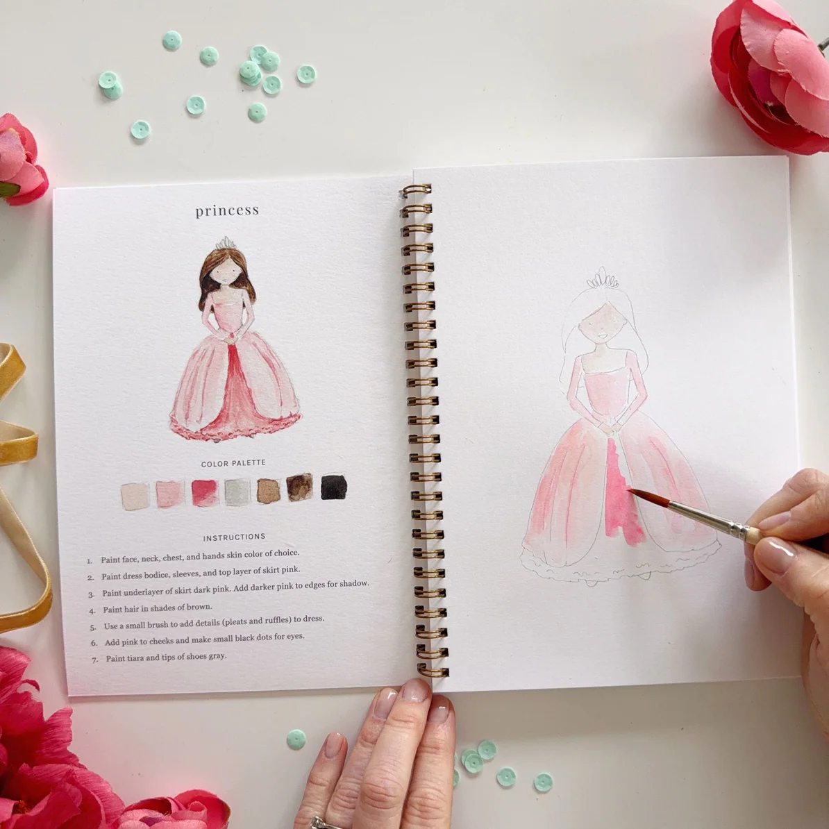 EMILY LEX STUDIO - WATERCOLOUR WORKBOOK | FAIRYTALE - Image 3