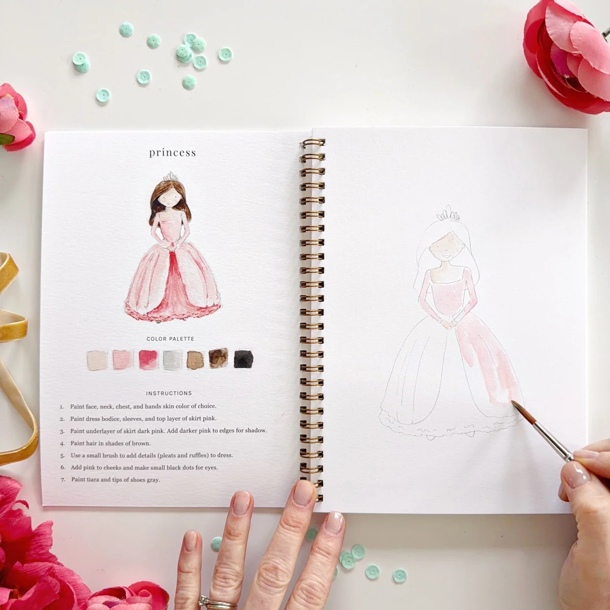 EMILY LEX STUDIO - WATERCOLOUR WORKBOOK | FAIRYTALE - Image 4