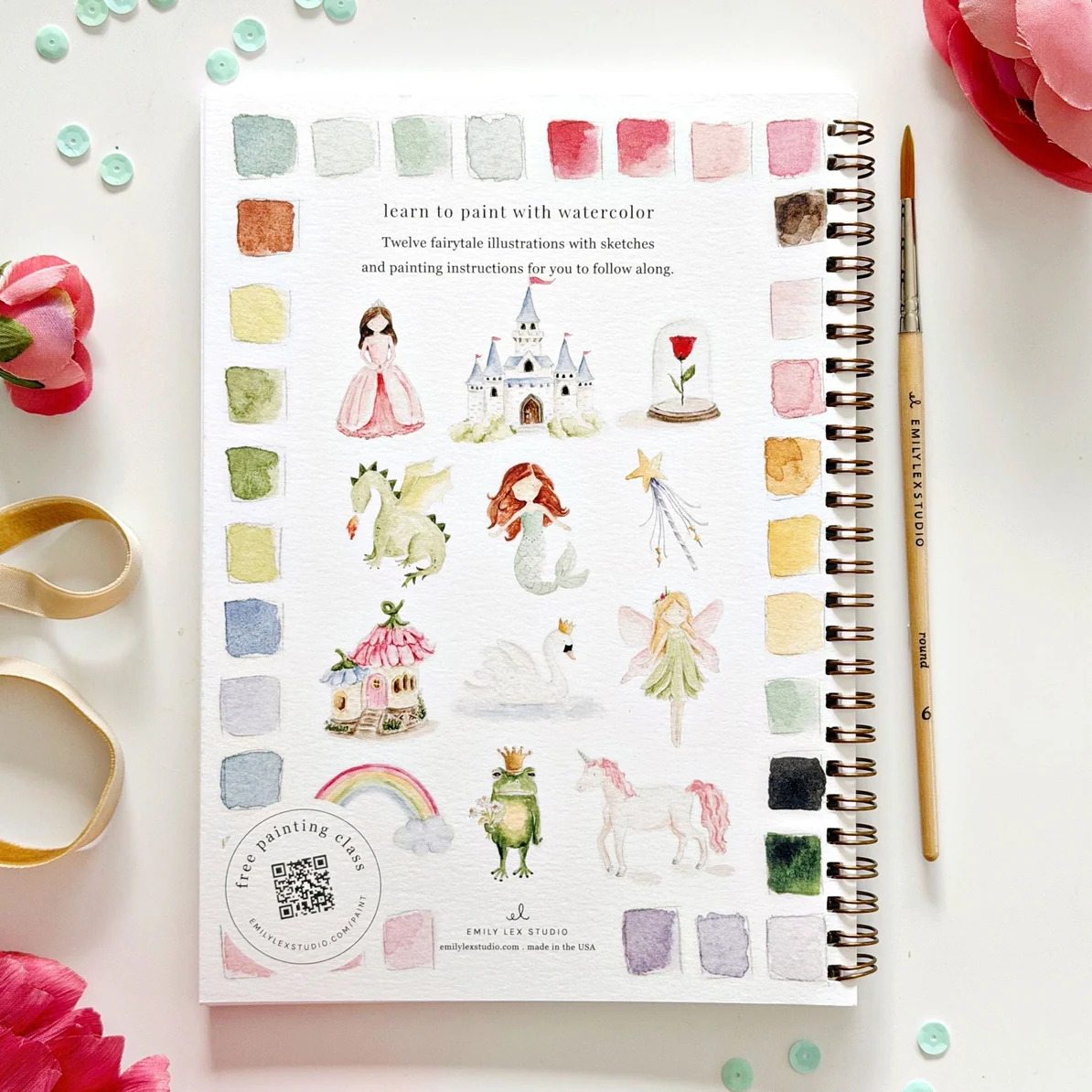 EMILY LEX STUDIO - WATERCOLOUR WORKBOOK | FAIRYTALE - Image 5
