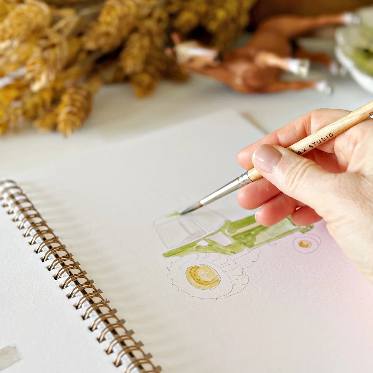 EMILY LEX STUDIO - WATERCOLOUR WORKBOOK | FARM - Image 3