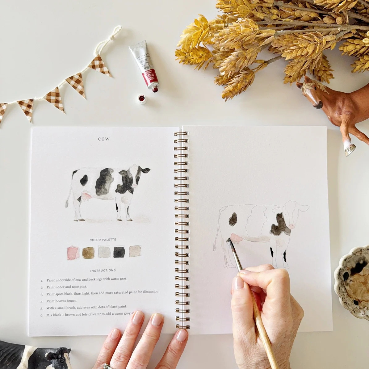 EMILY LEX STUDIO - WATERCOLOUR WORKBOOK | FARM - Image 6