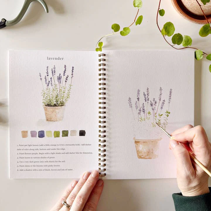 EMILY LEX STUDIO - WATERCOLOUR WORKBOOK | GARDEN - Image 3