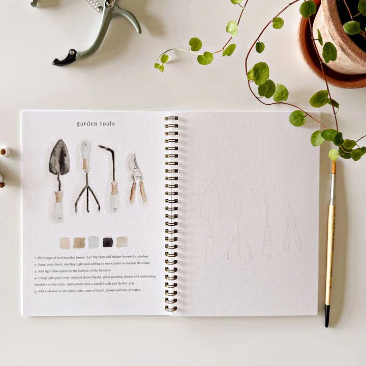 EMILY LEX STUDIO - WATERCOLOUR WORKBOOK | GARDEN - Image 4