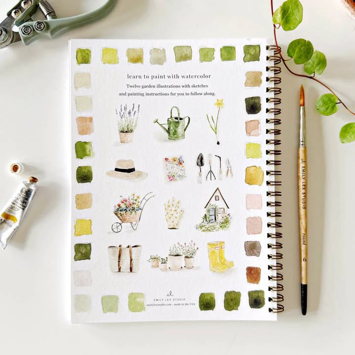 EMILY LEX STUDIO - WATERCOLOUR WORKBOOK | GARDEN - Image 6
