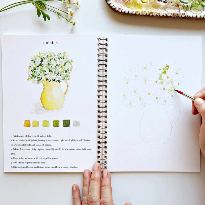 EMILY LEX STUDIO - WATERCOLOUR WORKBOOK | FLOWERS - Image 2