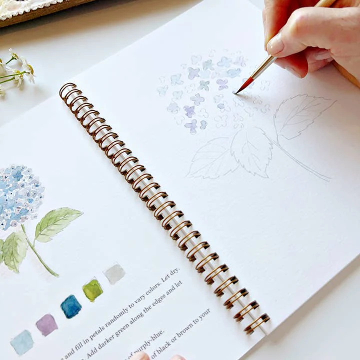 EMILY LEX STUDIO - WATERCOLOUR WORKBOOK | FLOWERS - Image 3