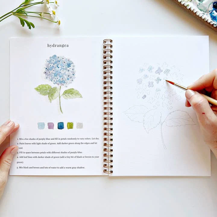 EMILY LEX STUDIO - WATERCOLOUR WORKBOOK | FLOWERS - Image 4