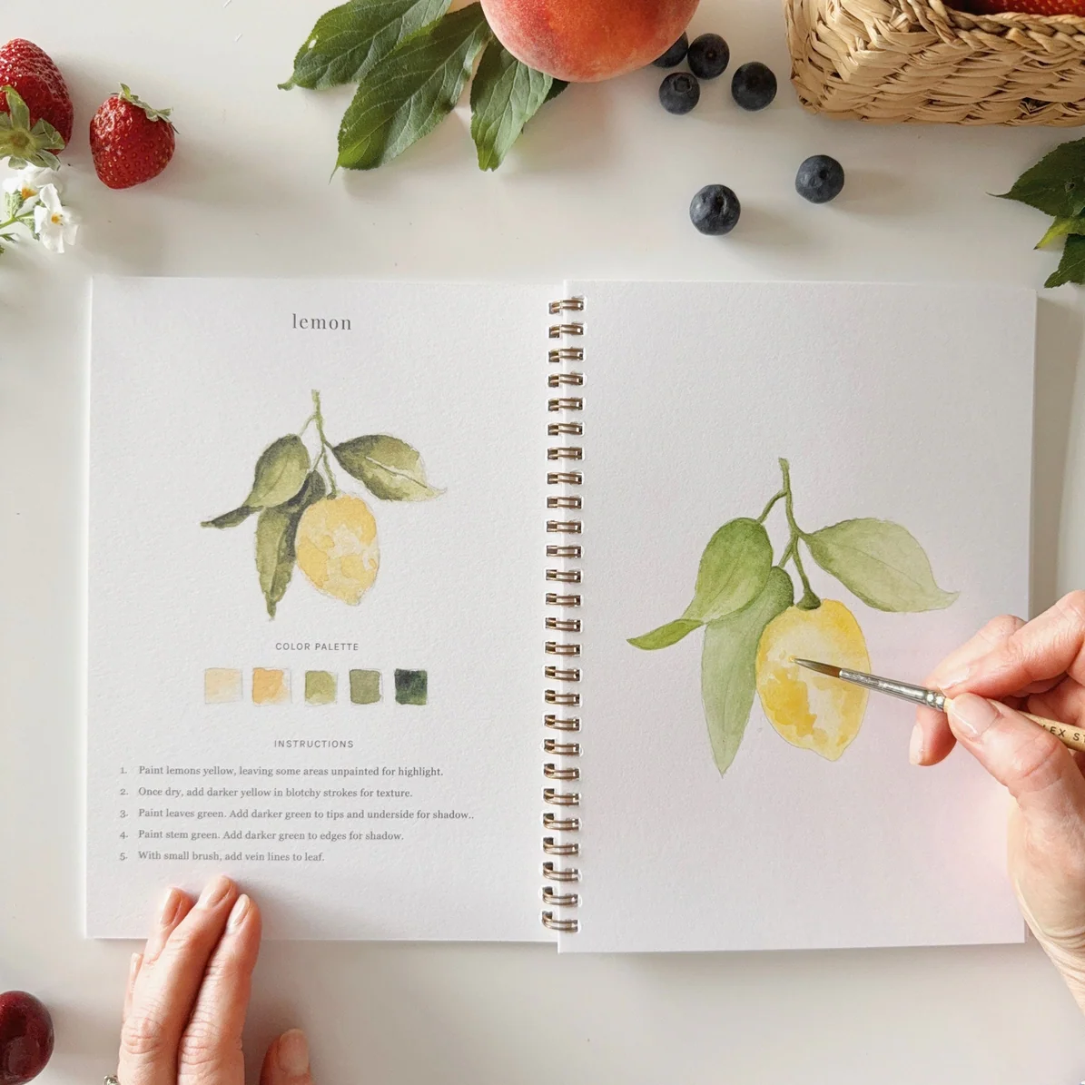 EMILY LEX STUDIO - WATERCOLOUR WORKBOOK | FRUIT - Image 4