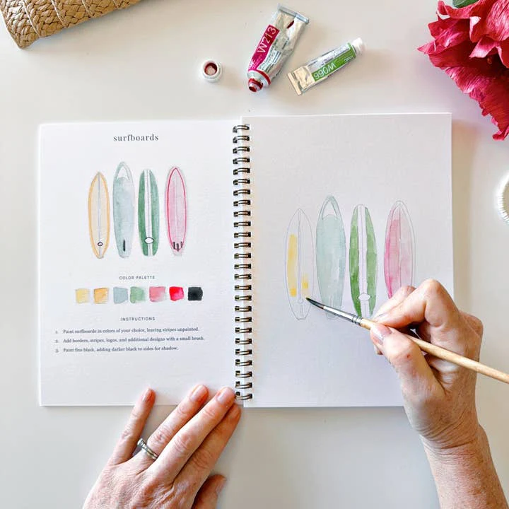 EMILY LEX STUDIO - WATERCOLOUR WORKBOOK | TROPICAL - Image 5