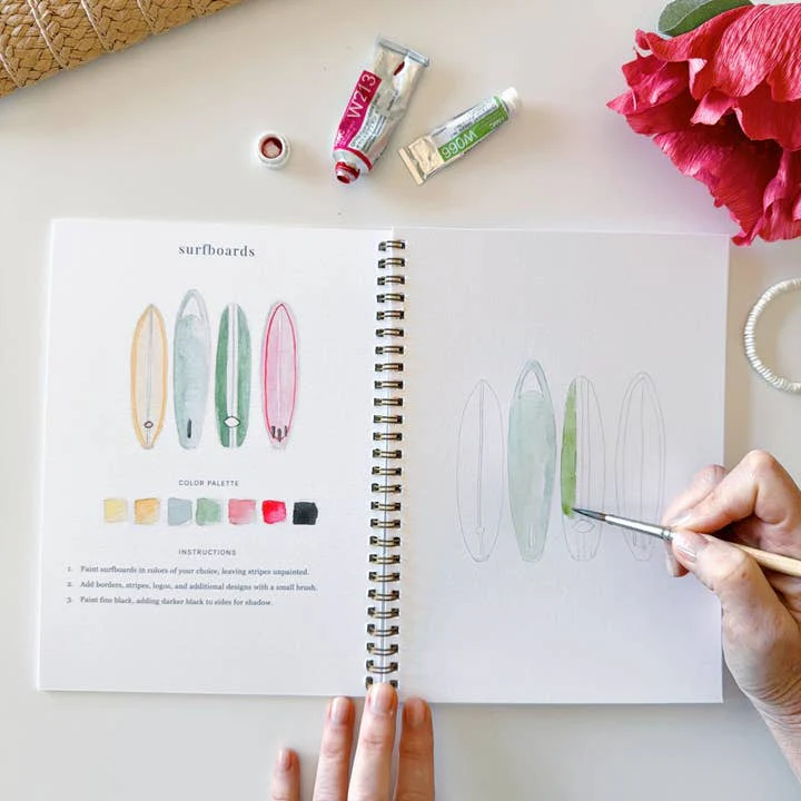 EMILY LEX STUDIO - WATERCOLOUR WORKBOOK | TROPICAL - Image 6