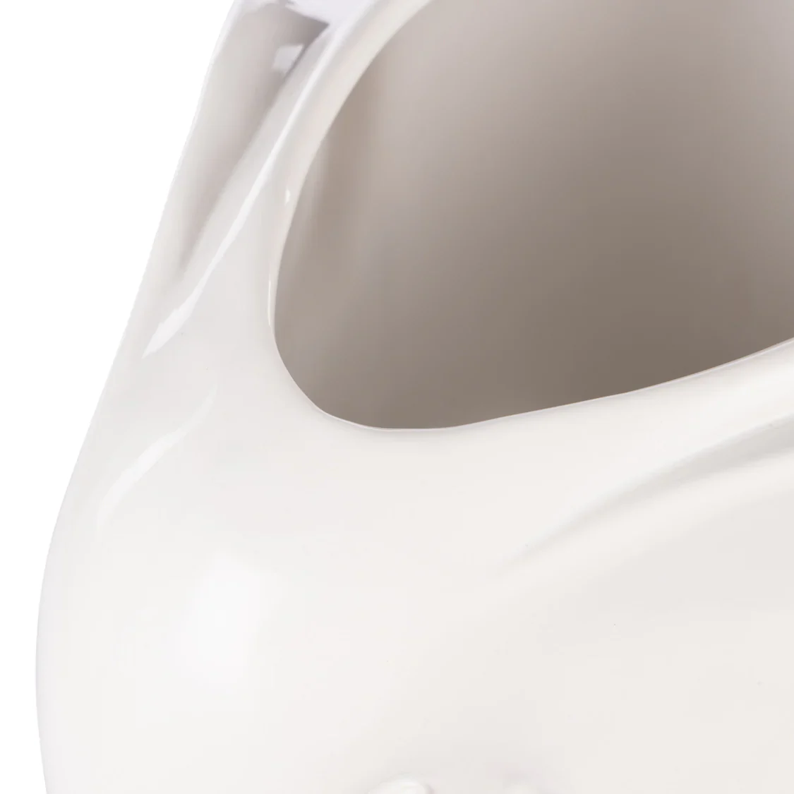 EMPORIUM - BRYNLEE ELEPHANT VASE | WIDE WHITE - Image 4