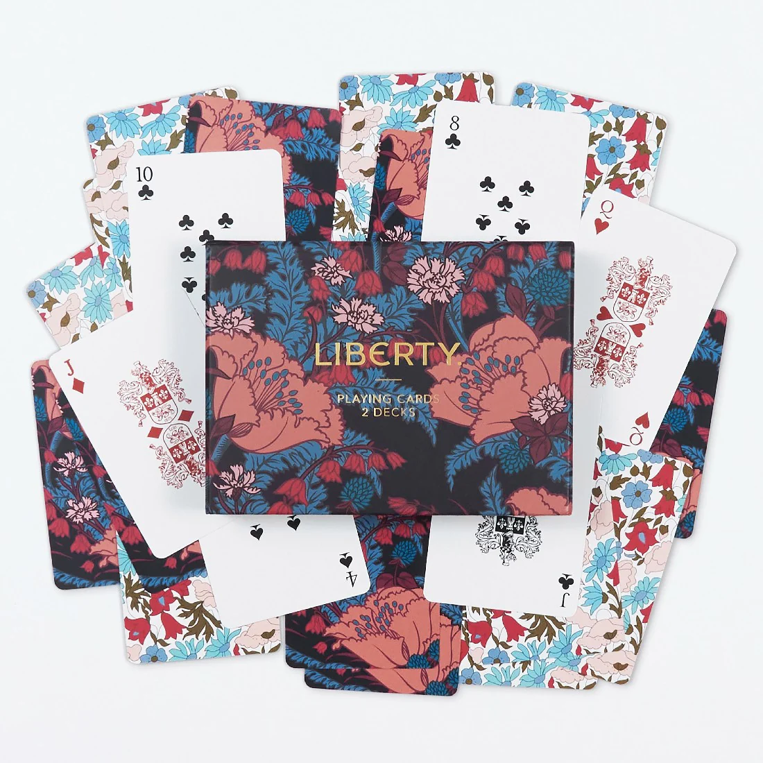 GALISON - LIBERTY FLORAL PLAYING CARD SET MULTI-COLOURED - Image 3