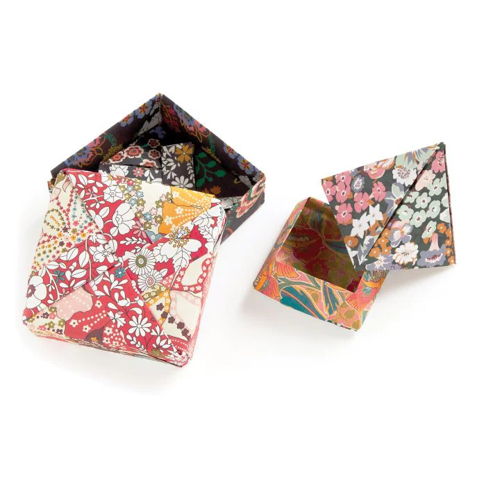 GALISON - LIBERTY ORIGAMI TREASURE BOX KIT MULTI-COLOURED 5X17X17CM - Image 3