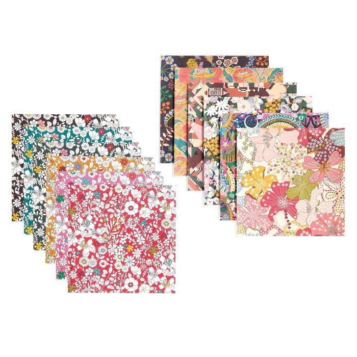 GALISON - LIBERTY ORIGAMI TREASURE BOX KIT MULTI-COLOURED 5X17X17CM - Image 6