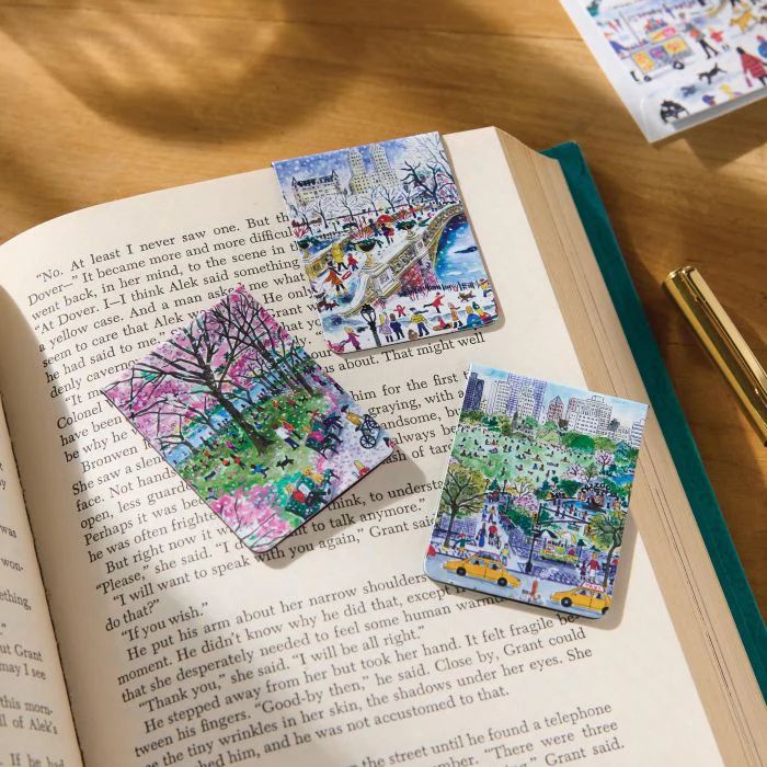 GALISON - MICHAEL STORRINGS WALK IN THE PARK MAGNETIC BOOKMARKS MULTI-COLOURED 4X0.01X5.5CM - Image 3
