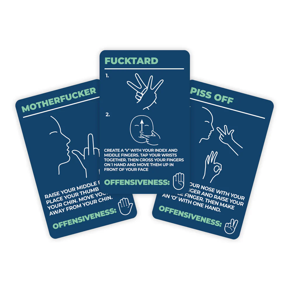 GIFT REPUBLIC - HOW TO SWEAR IN SIGN LANGUAGE - Image 2