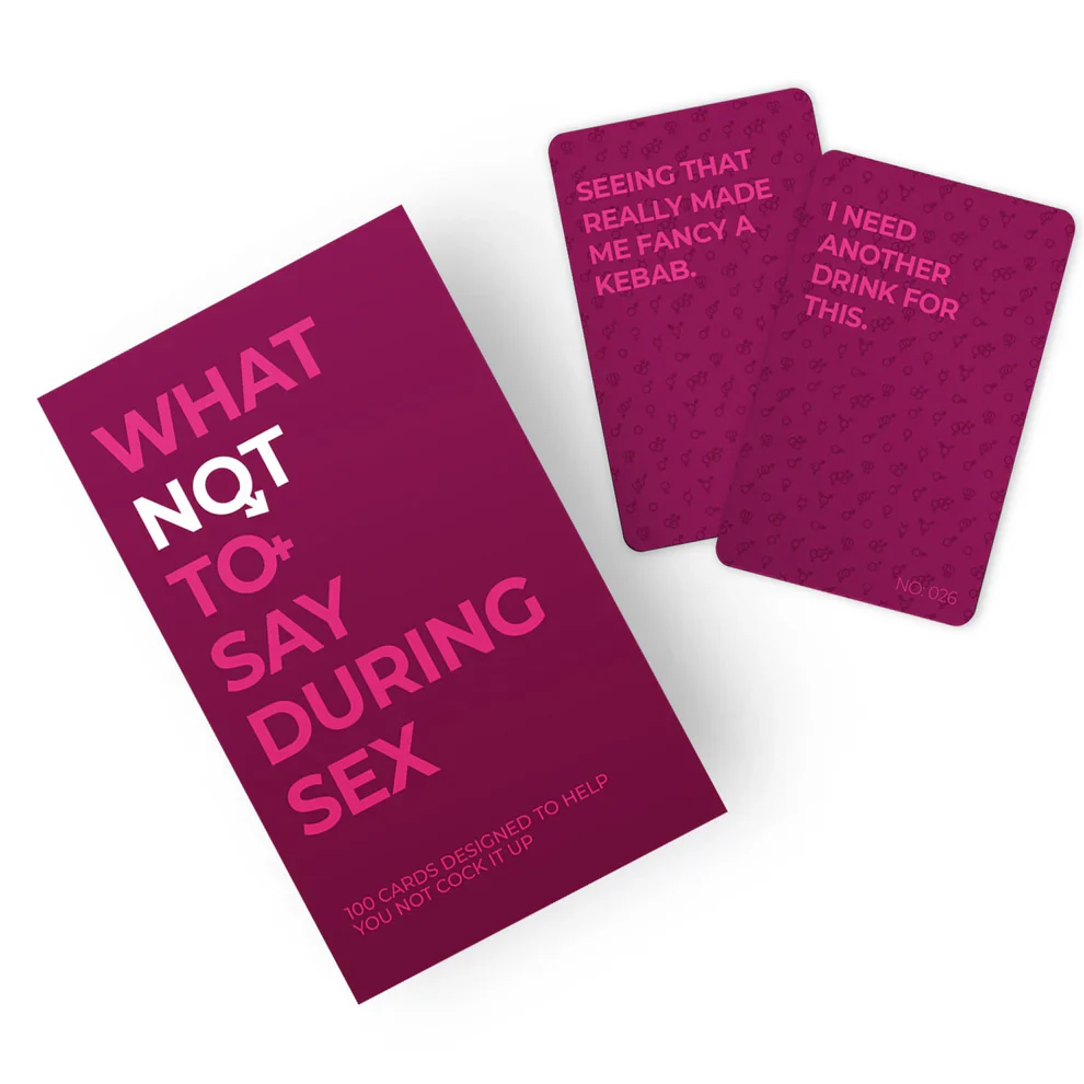 GIFT REPUBLIC - WHAT NOT TO SAY DURING SEX - Image 3