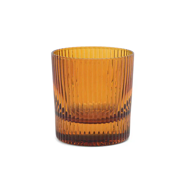 HERE'S HOW - THE SCOUT LOWBALL GLASS | SET OF 2 | AMBER - Image 2