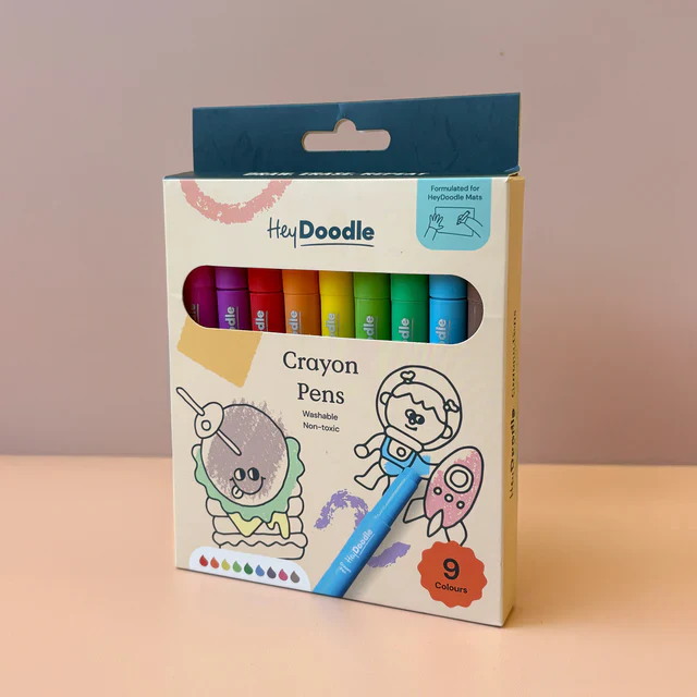 HEY DOODLE - WASHABLE CRAYON PENS - Image 4