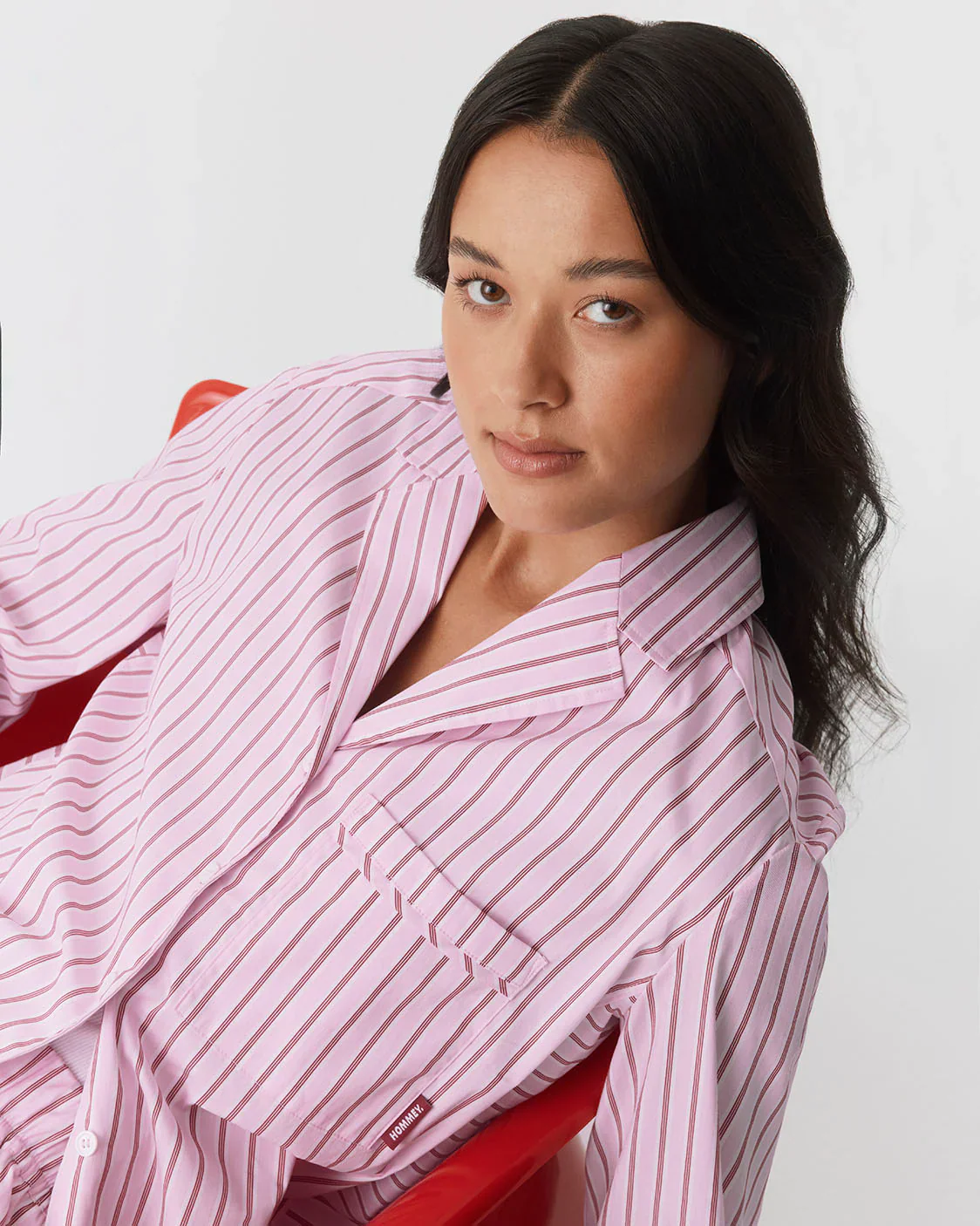 HOMMEY - LONG SLEEVE SLEEP SHIRT | POPPY - Image 13